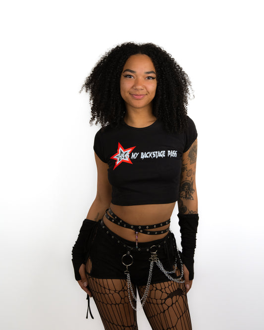 My Backstage Pass Crop Tee