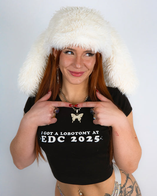 I GOT A LOBOTOMY AT EDC 2025 Crop Tee (Pre-Order)